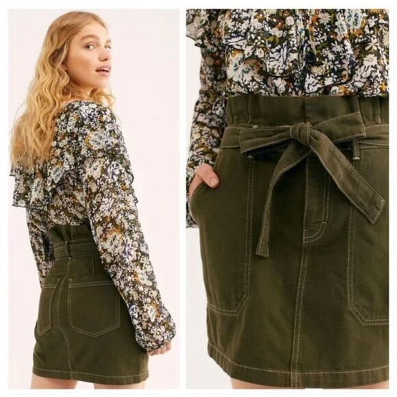 Free People Splendor In The Grass Skirt Size 8 - Picture 12 of 12